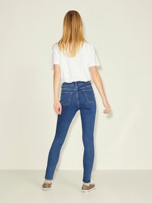 Skinny mørkeblå damejeans JJXX
