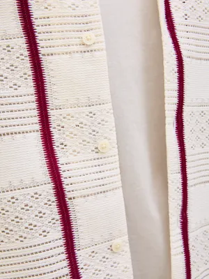 Tidlös Jacquard Resortskjorta