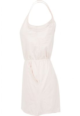 Jumpsuit with narrow shoulder straps