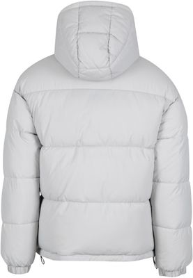 Basic Puffer Jacket With Hood för herr – Lightasphalt