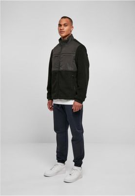 Patched Sherpa Jacket