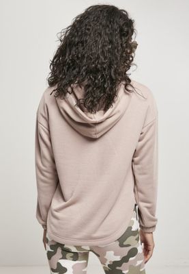 Oversized hættetrøje med lang ryg dame