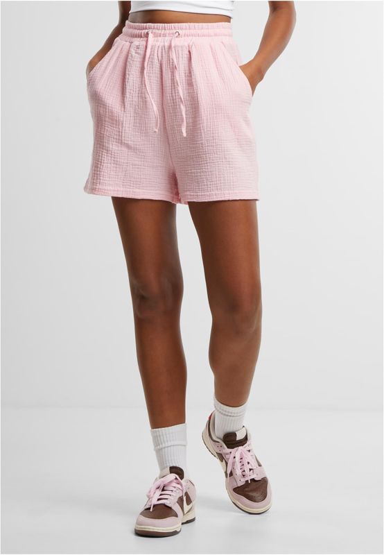 Avslappnade Muslinshorts för Damer