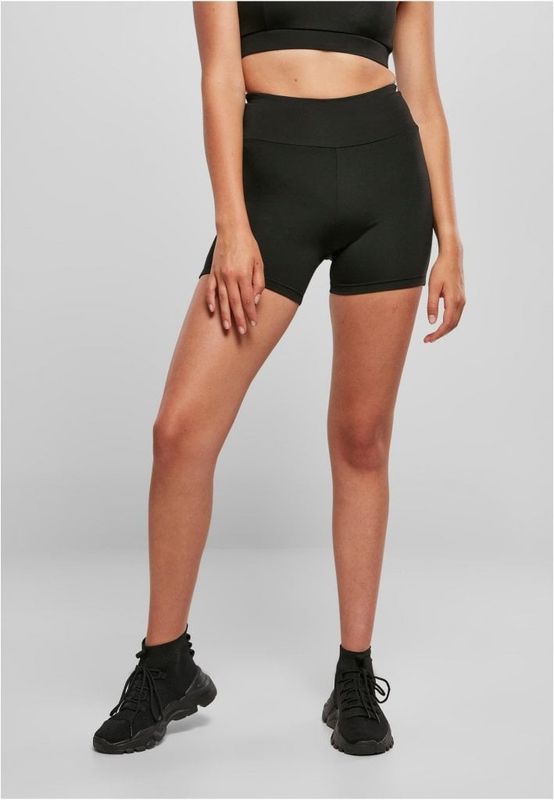 Ladies Recycled High Waist Cycle Hot Pants