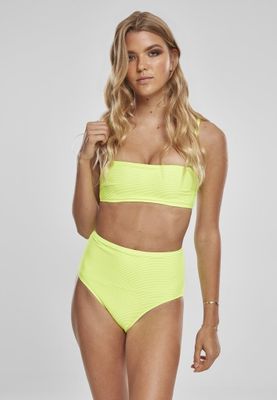 Bandeau high waist bikini