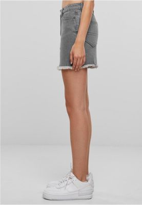 Short denim skirt