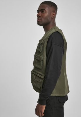 Worker vest cotton fabric