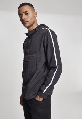 Crinkle pull over jacket