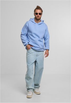 Basic Essential Hoody Huvtröja för herr – powderblue