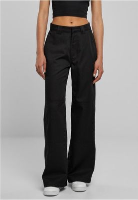 Black work trousers for women.