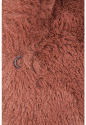 Fur coat dark pink kids