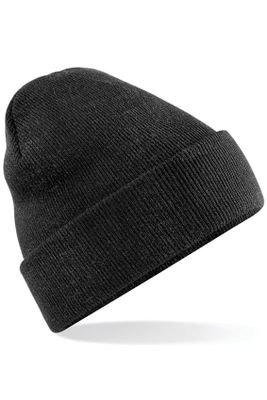 Gray beanie in acrylic yarn