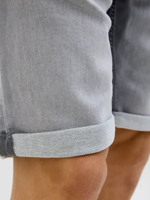 Grå denimshorts herr – regular fit