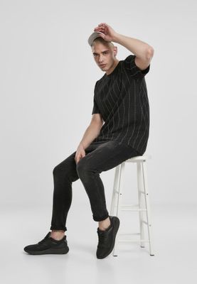 Oversize pinstripe T-shirt