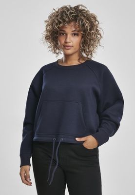 Oversized short raglan shirt