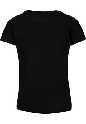 T-shirt med ansikte tryck – svart