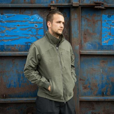 MA-1 fleece bomber jacket