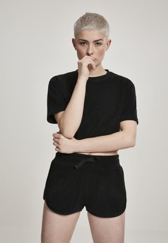 Short t-shirt in terry women