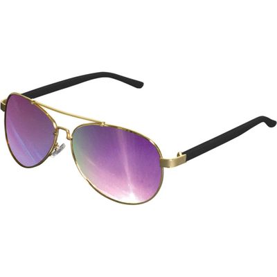 Mumbo sunglasses mirror glass gold