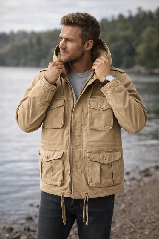 Respite Jacket för herr – camel
