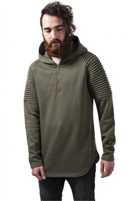 Pleated hoodie