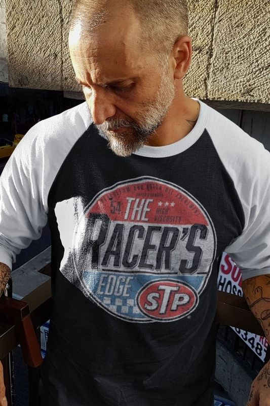 STP - The Racer's Edge Baseball 3/4 Sleeve Tee