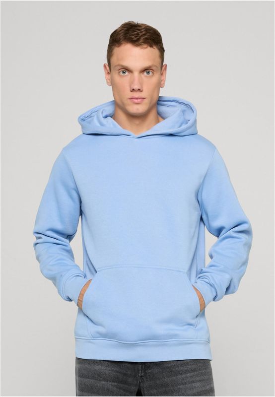 Basic Essential Hoody Huvtröja för herr – powderblue