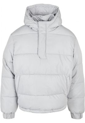 Hooded Cropped Pull Over Jacket
