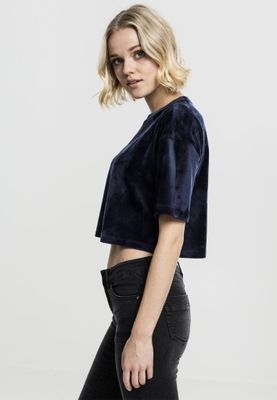 Short top in velvet pond