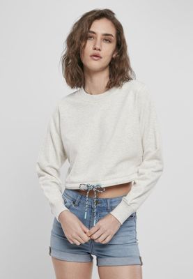Kort sweatshirt i oversizemodell