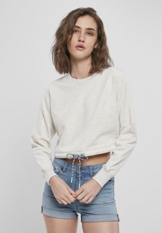 Short sweatshirt in oversize model