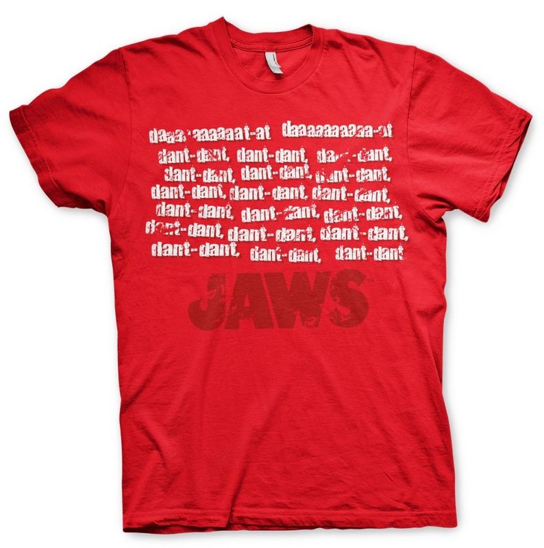 Jaws Dant Dant rød t-shirt