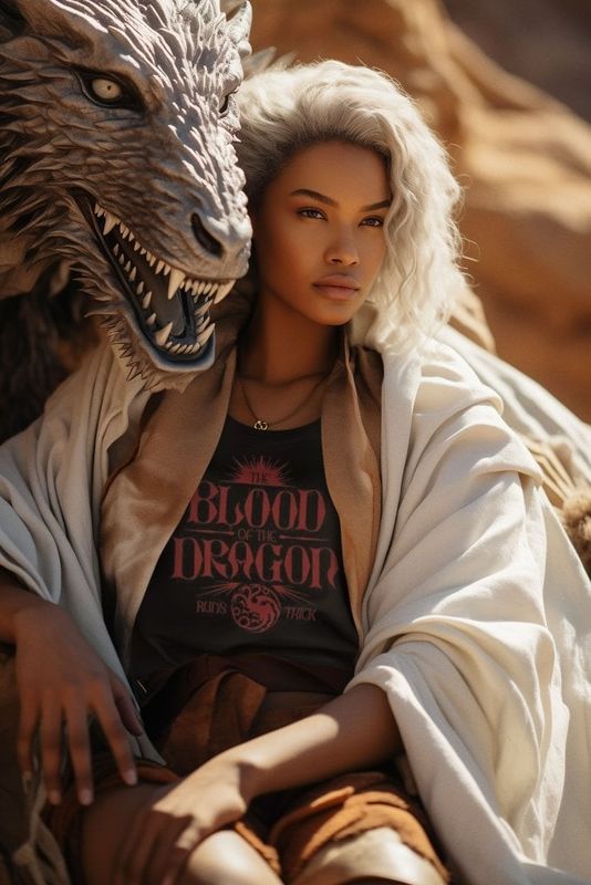Blood Of The Dragon Runs Thick Girly Tee