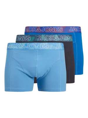 Boxershorts med mönstrad resår 3-pack