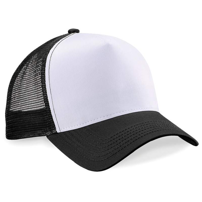 Sort/Hvid truckercap