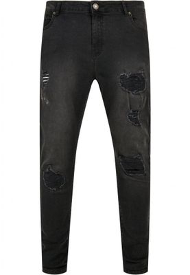 Heavy Destroyed Slim Fit Jeans