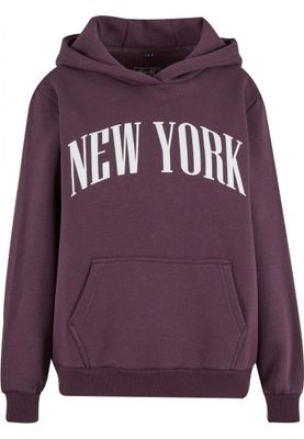 New York Ladies Fluffy Hoody