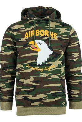 101st Airborne Eagle camo hoodie