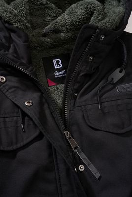 Marsh Lake Teddyparka Black - Dæme