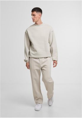 Tröja för herr med fluffy Crewneck – molnfärg