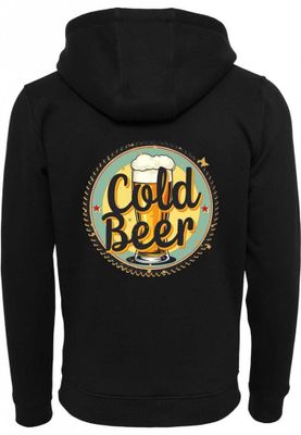 Cold beer label - zipped hoodie