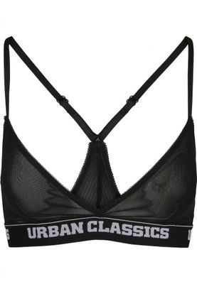Ladies Triangle Tech Mesh Logo Bra