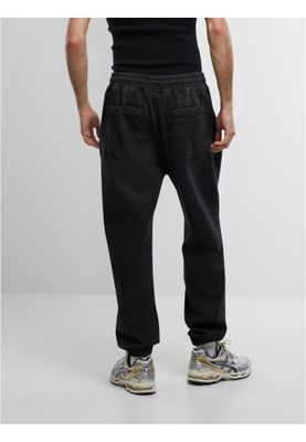 Slim Fit Jogg-jeans för män med dragskoförslutning