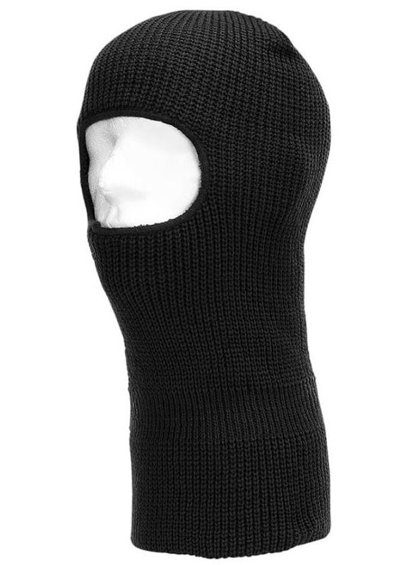 Lang 1-huls balaclava i akrylgarn