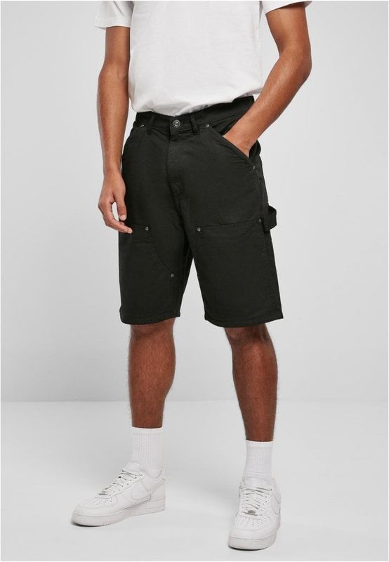 Carpenter shorts with reinforced knees for men