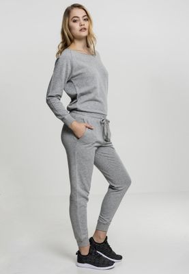 Ladies Long Sleeve Terry Jumpsuit