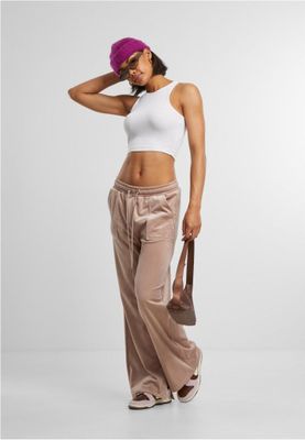 Ladies Velvet Sweatpants