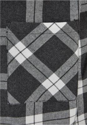 Boxy Dark Checked Shirt
