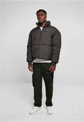 Oversize puffer jacket in short model men