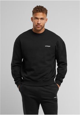 Logotyp bröst Upscale Core EMB Oversize Crewneck Sweatshirt – svart